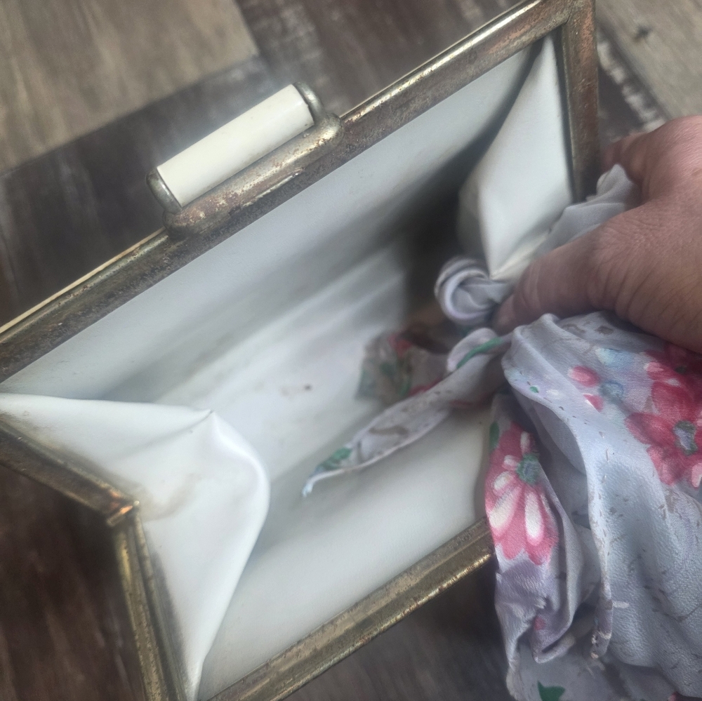 Vintage Gold Frame Clutch